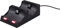 Trust Gaming GXT 235 Cargador Doble Mando PS4 DualShock, Base de Carga para 2 Controladores Playstation 4, Estación de Carga Duo, Alimentado por el Puerto USB - Negro