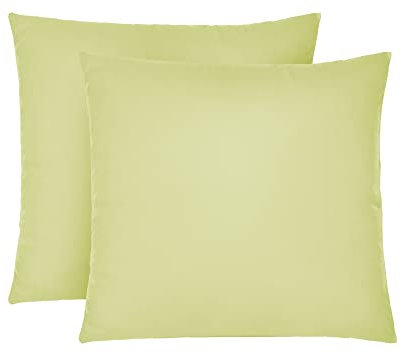 biberna Feinjersey Kopfkissenbezug 0077144 2X 80x80 cm pistaziengrün