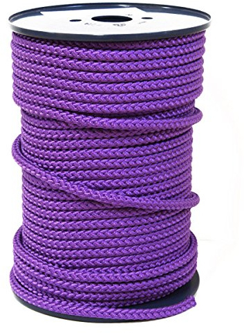 FTM® Springseil Tau Seil PP Lila Violett Meterware Rollenware Ø 9mm Fitnessseil 5m