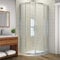 ELEGANT 900 x 900 mm Quadrant Shower Enclosure 6mm Sliding Glass Cubicle Door with Tray + Waste