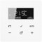 JUNG BTLS1791WW Home Raumthermostat-Display Glas Alpinweiß