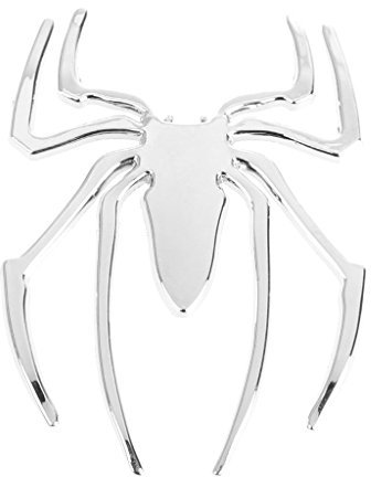 Xuniu 3D Auto Aufkleber, Universal Metall Spider Emblem Chrom Motor Aufkleber Auto Styling Dekoration