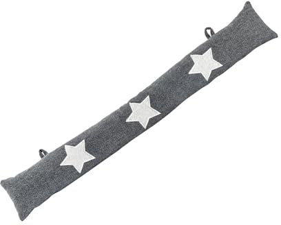 Nicola Spring Zugluftstopper – 78,5 cm – Stern – 1 Stück – Fischgrätenmuster für den Innenbereich, dekorativer Windstopper, Luftleiste für den Innenbereich, Winddichtung, Fenster-Zugluftschlange