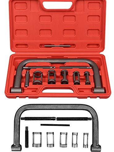 Valve Spring Compressor, Auto Compression Clamp Tool Service Kit for ATV, Car, Motorcycle,Small Engine Vehicle Equipment,Valve Spring Compressor ToolsAutomotive Tool C Clamp Service Set,10 Pcs