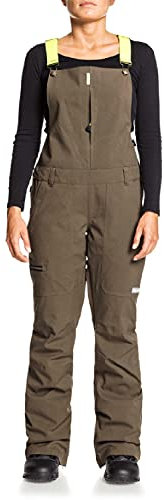 DC Collective Bib Womens Snowboard Pants Tarmac Sz L