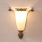 WRMING Innen Wandleuchte Messing Vintage Wandlampe Antik Landhaus Flurlampe Schlafzimmer Nachttischlampe E27 Glas Retro Wandbeleuchtung für Küche Wohnzimmer Treppen Restaurant (1 Stück)
