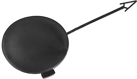 X AUTOHAUX Car Frontal Parachoque Remolcar Gancho Cubierta Tapa 8E0807241C Negro