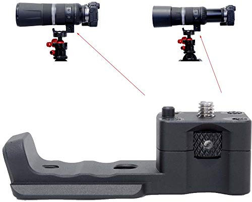 iShoot Support de pied pour trépied compatible avec Canon RF 600 mm F11 IS STM et Canon RF 800 mm F11 IS STM, support d'objectif avec plaque à dégagement rapide Arca-Swiss Fit de 39 mm