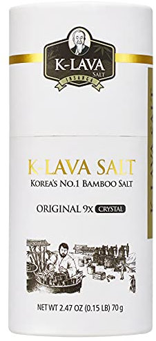 K-LAVA SALT—Sal de bambú n.º 1 de Corea—Original 9X (Cristal 70 gramos)