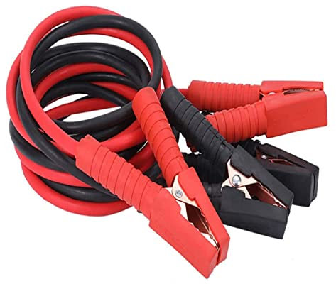 YRHome Überbrückungskabel Starthilfekabel 12V/24V Überspannungsschutz Motorrad LKW Auto (2x6m)