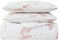 Calvin Klein Shadow Grid Floral, Single, 135X200 cm+80x80 cm Duvet Cover Set, Blue