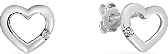 FAVS Damen-Ohrstecker 925er Silber 2 Zirkonia One Size 88426797