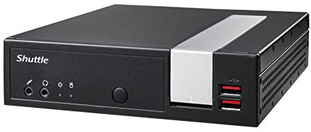 Shuttle XPС Slim DL20NV2 PC/Workstation Barebone 1,35 l großer PC Schwarz Intel SoC BGA 1090 N4505 2 GHz