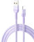 YSJJZRL Câble USB A vers USB C 66 W, câble USB de Type C à Charge Ultra Rapide 6 A Compatible avec Samsung Huawei et Plus (1.2M,Violet)