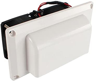 Accesorios de viaje para autocaravanas Accesorios for caravana, extractor de campana extractora de 12V, ventilación en blanco y negro, ventilación de cocina de succión de aceite de escape rápido for a