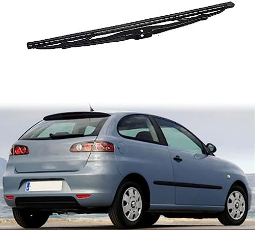 Escobilla Limpiaparabrisas para Seat Ibiza 6L 2006-2008, Limpiaparabrisas Trasero Piezas de Repuesto para Ventanas de Limpieza de Caucho