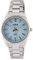 Lorus Damen Analog Quarz Uhr mit Metall Armband RY511AX9, Blau