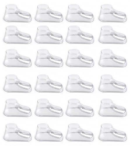 20 Pcs Modelo De Pie De Plástico Moldes De Calcetines Botines De Bebé Moldes De Zapatos De Bebé Exhibición De Envasado