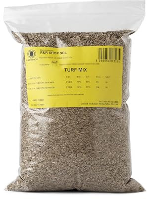 R&R SHOP - Semi per Prato, Loietto Perenne, Crescita Rapida e Duratura (900gr - 35mq)