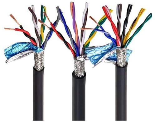 Cavo schermato a doppino intrecciato RVSP da 2 metri, 26/24/22/20/18awg, 2/4/6/8 core, filo di controllo segnale RS485, filo di rame stagnato, cavo audio (dimensioni: 4Cores 12Meters, colore: 24AWG