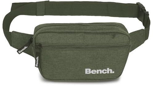 Bench Classic Damen und Herren Bauchtasche Gürteltasche Hüfttasche Handytasche, Khaki/Schilf, 23 x 13 x 6 cm