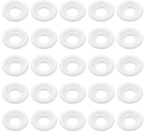 QUARKZMAN 25pz Silicone Gomma Guarnizioni Rondella Alta Pressione Impermeabile Birra Bottiglia Guarnizione Guarnizioni per Casa Birra Altalena Capovolgi Birra Soda Bottiglia Bianco