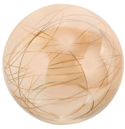 KITANDOVE Einzigartiger Lampenschirm Aus Aluminiumdraht Als Ersatz Für Deckenleuchte Mit Weichem Lichteffekt