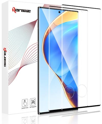 REROXE 2 Stück Schutzfolie für Panzerglas für Samsung Galaxy S22 Ultra 5G, 9H Härte HD Anti-Fingerabdruck S22 Ultra 5G Displayschutzfolie, 3D Full Screen Bestnote Schutz Samsung S22 Ultra Schutzglas