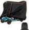Mobility Scooter Cover, 420D Oxford Waterproof UV Protection Dustproof Electric Mobility Scooter Cover with Reflective Strips,3 Buckles for 3 & 4 Wheel, Wheelchair (L 124x99x58cm)