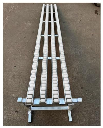 XPLKQXE Antriebslose Rollenbahn Heavy Duty, Maßgeschneiderte Tragbare, Nicht Angetriebene Entladerolle, Anhänger-Förderband Rollen LKW, Anhänger, Lager
