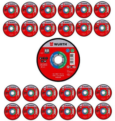 Würth Red Label Trennscheibe 125 mm, 1,6 mm (25)