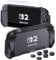 HEYSTOP Carcasa Protectora para Nintendo Switch 2, Carcasa de TPU Dockable Compatible con Consola Nintendo Switch 2 y Joycon Grip con Tapa para Joystick