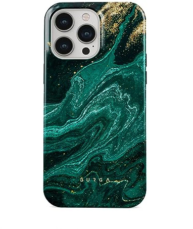 BURGA Handyhülle für iPhone 14 Pro Max – Unisex Hybrid-Schutzhülle mit stoßdämpfendem TPU & kratzfester Außenschale, erhöhter Displayrand, MagSafe-kompatibel, kabelloses Laden, stylisches Design