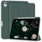 LIQIZE Hülle für iPad Air 11 Zoll 2025/2024 M3/M2, Hülle mit Stifthalter für iPad Air 5./ 4. Generation 10,9 Zoll 2022/2020, Flexible TPU Silikon Schutzhülle, Automatischer Schlaf/Aufwachen, Grün