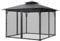 VEVOR Moustiquaire Tonnelle de 304,8x304,8x204,2 cm, Moustiquaire Gazebo Extérieur, avec Double Fermeture Éclair, Rideau de Tonnelle en Maille Anti-moucherons pour Jardin, Patio, Filet Uniquement
