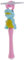 Warmhm Windmühlen-Leuchtstab für kinderspielzeug Windmill Toy Disco Accessory kinderknallzeug glühen Mini Windmühlendekor im Freien Windmühle Plastik