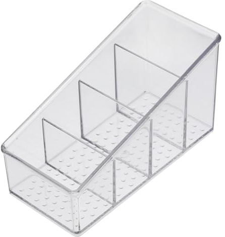Kosmetik Aufbewahrungsbox Transparent mit Fächern Kunststoff, für Schminke