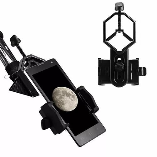 VBESTLIFE Adattatore Telefonico Telescope, Supporto per Smartphone Universale per un Oculare da 28-48 Mm con Protezione a Spugna Morbida, per Binocoli Monoculari