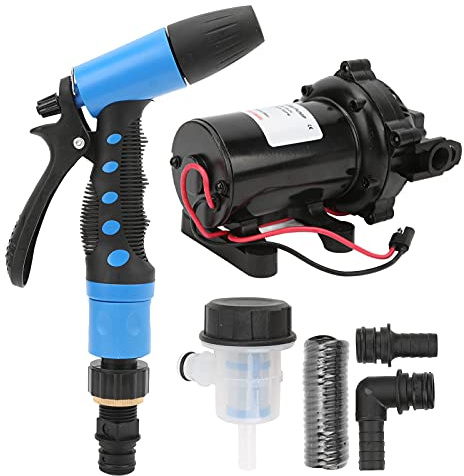Xiuganpo Deck Wash Pump 5GPM Washdown Pump for Recreational Boat, Noise Reduction Caravan Wash Spray with Thermal Overload Protection