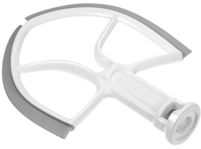 Beater Mixer Paddle 5QT Bowl Lift Stand Mixers ，Compatible for Kitchenaid，Plastic Flex Edge