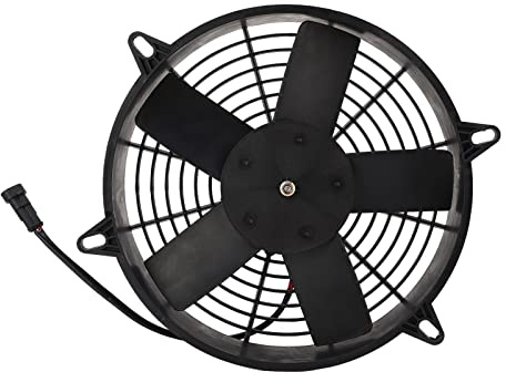 Rcniso Ventilador de Refrigeración de Aire Acondicionado de 24V 160W 5 Aspas para Camión Autobús con Disipación de Calor Eficiente