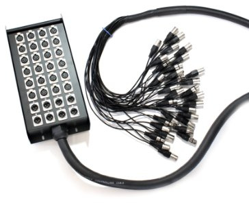 30 m câble multipaire XLR Moyen – 32–24/8