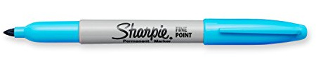 SHARPIE Fine Point Permanent Markers, Nano Blue, 1 Count