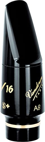 Vandoren SM814S+ V16 Series Alto Saxophone Mouthpiece, Small Chamber, A8S+