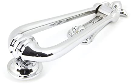 From The Anvil Polished Chrome Loop Door Knocker