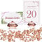 Rose Gold Diamant Tischkartenhalter & Diamant Tisch Konfetti Sets ROSE GOLD Set