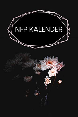 NFP Kalender: Geeignet für Temperaturmethode | Motiv: Schwarze Blume