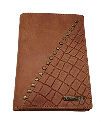 Große Herren Leder Brieftasche Ausweismappe Geldbörse Kreditkartenmappe mit RFID Schutz - präsentiert von RabamtaGO® - (M2 RFID Tan)