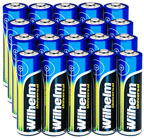 Wilhelm 20 AA Mignon Universal Alkaline Batterien im Shrink LR6
