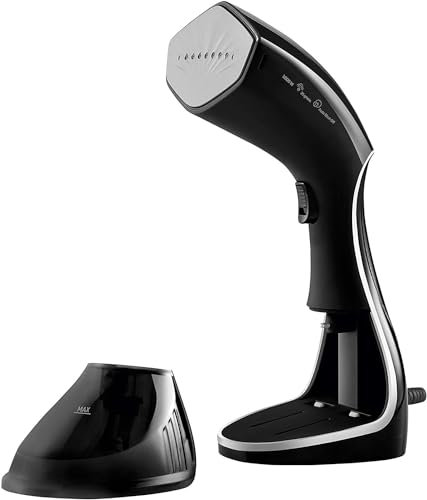 Beko - STM4116B - Fer à vapeur vertical, extensible vertical, pratique et simple, désinfectant à 99%, performant, 1600 W - Noir